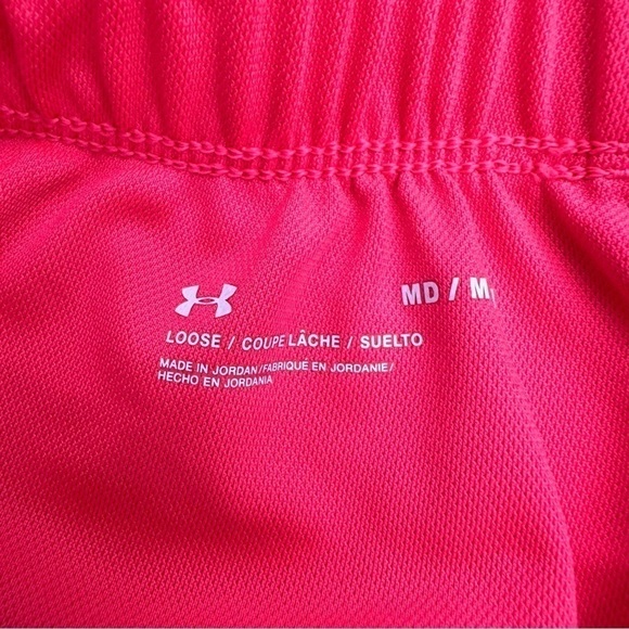 Under Armour Play Up 3.0 Athletic Shorts Pink Size Medium - Picture 10 of 12